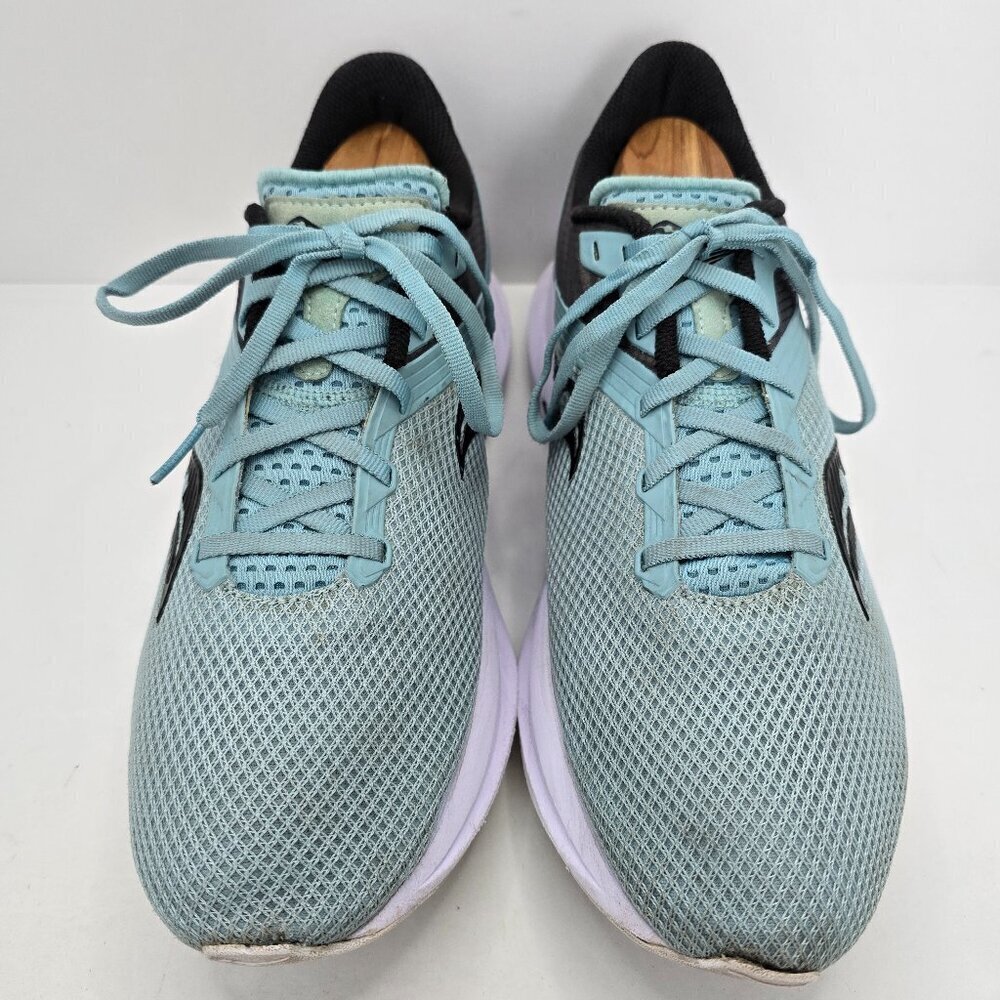 Saucony | Axon 'Tide Black' teal blue running low-top sneakers | MENS 10 - Picture 2 of 9